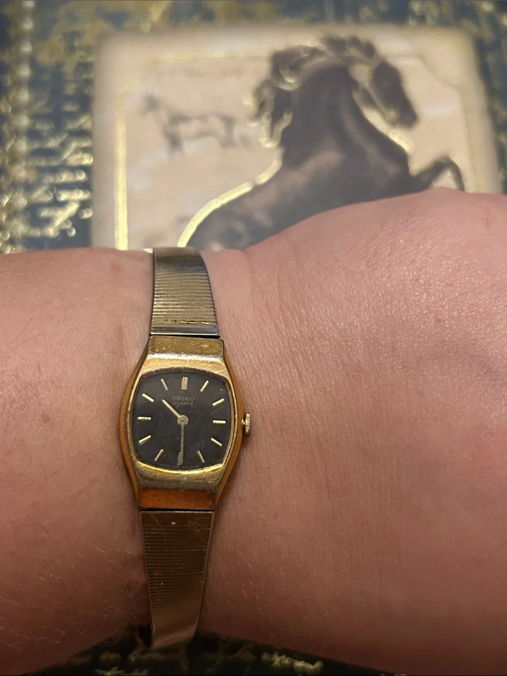 Vintage SEIKO Slim gold Watch